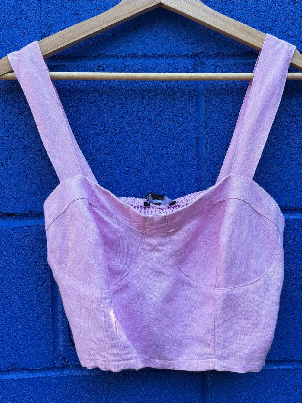 Lilac Bustier Crop Top
